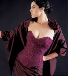 SB2 Taft-Stola Bolero, beidseit. tragbar